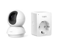 TP-Link Pack Tapo C200 Cámara de Seguridad IP 360º WiFi + Tapo P100 Enchufe Inteligente WiFi