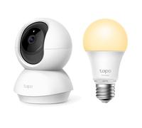 TP-Link Pack Tapo C200 Cámara Seguridad IP 360º WiFi + Tapo L510E Bombilla Inteligente LED Wi-Fi