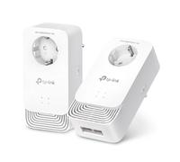 TP-Link PG2400P Kit-PLC Powerline, G.hn2400, 2+2 Puertos Gigabit Ethernet | Amplía tu Red a Través del Cableado Eléctrico. Sin Obras ni Cables Nuevos. 2 Puertos GE. Plug & Play. App tpPLC.