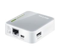 TP-Link Portable 3G/4G Wireless N Router, 1x 2.0 USB Port + 1xMicro USB Port, 1x Fast WAN/LAN Ports, WISP Mode, Travel-Size Design, No sim Card Slot, No Configuration Required, UK Plug (TL-MR3020)