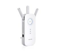 TP-Link repetidor 1750 Mbps WiFi Gigabit y Banda Dual: 450 Mbps en 2.4 GHz y 1300 Mbps en 5 GHz, 1 Puerto Ethernet Gigabit, compatibilidad Universal, instalación fácil, versión Francesa ((RE450 (FR))