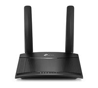 TP-Link Router TL-MR100 LTE, router 4G compatible con tarjetas SIM, 4G Cat4 hasta 150 Mbit/s, WiFi 2.4 GHz N300, 2 puertos de 100 Mbps, Plug and Play, hasta 32 dispositivos, protección infantil