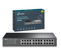TP-Link Switch Ethernet SG1024D 24 puertos Gigabit, no gestionable, carcasa metálica, sin ventilador