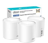 TP-Link Sistema Wi-Fi 6 Whole Home Mesh X60 AX5400 de Deco, cobertura de hasta 7.100 pies cuadrados, CPU de cuatro núcleos de 1 GHz, compatible con Amazon Alexa, HomeShield Security, paquete de 3