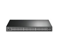 TP-Link Omada SG3452P switch Gestionado L2/L3 Gigabit Ethernet (10/100/1000) Energía sobre Ethernet (PoE) 1U Negro