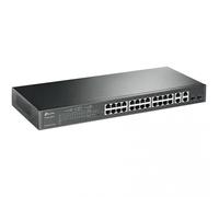 TP-Link T1500-28PCT Switch 24 Puertos PoE + 4 Puertos Gigabit Negro