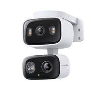 TP Link Tapo C246D - Cámara de seguridad de doble lente para interiores y exteriores (2 K, 3 MP)