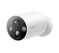 TP-Link Tapo Cámara de Seguridad Inteligente para el hogar, inalámbrica, 2K QHD, IP66, batería de 10000 mAh, Campo de visión súper Ancha de 150°, visión Nocturna a Color, detección de IA, Ranura para