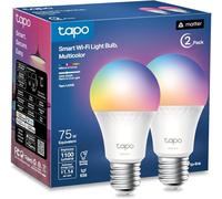 TP-Link Tapo L535E(2-pack), Focos Inteligentes Wi-Fi, Multicolor, E26, 1055 lumens, Regulables, Control Remoto de APP y Control de Voz, Compatibles con Alexa y Google Home, No requiere concentrador
