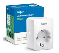 TP-Link TAPO P100 - Wi-Fi Mini Smart Plug, ideal para agendar ligar/desligar y economizar energía, compatible con Alexa y Google Home, cor branca