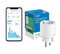 TP-Link Tapo P115 - Mini Enchufe Inteligente Wi-Fi | Plug&Play | Monitoreo Energético | Modo Ausente | Programar el Encendido / Apagado | Ahorro Energía | Control App Tapo | Control Voz Alexa / Google