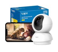 TP-Link Tapo Pan/Tilt Smart Security Camera, Indoor CCTV, 360° Rotational Views, Works with Alexa&Google Home, No Hub Required, 1080p, 2-Way Audio, Night Vision, SD Storage, Device Sharing(C200)