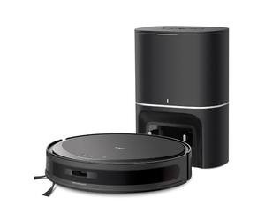 TP-Link Tapo RV20 MAX Plus 5300Pa Robot Aspirador y trapeador con navegación MagSlim™ LiDAR, diseño Ultrafino, Base de Vaciado automático, Limpieza Inteligente Personalizable y Control de Voz
