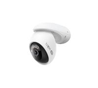 Tapo - Cámara de seguridad Wi-Fi 4K 8MP panorámica/inclinable para exterior