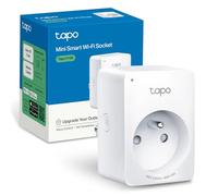 TP-Link Tapo WiFi Smart Socket, enchufe inteligente compatible con Alexa y Google Home, 10 A, cafetera de control, lámpara, calentador de forma remota, no requiere concentrador, Tapo P100 (FR) 1 paquete