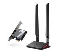 TP-Link - Tarjeta WiFi 7 BE9300 PCIe WiFi para PC de computadora (Archer TBE550E), Adaptador inalámbrico de Tres Bandas con MLO, LED, Bluetooth 5.4, WPA3, latencia ultrabaja y fácil instalación, LED