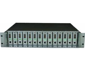 Tp-link tl-mc1400 chasis bastidor de 14 slots, 14 conversores de medio