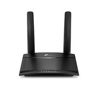 TP-Link TL-MR100, 4G LTE Router (Cat 4), 3G/4G Router Speed up to 300Mpbs, MicroSim, Ethernet LAN/WAN Port, Detachable Antenna, Plug&Play
