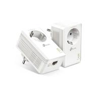 Tp-link tl-pa7017p kit av1000 passthrough powerline kit, broadcom, 1 g