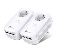 TP-Link TL - PA8030P Kit Powerline WiFi, PLC AV1300, 3 Puertos Gigabit
