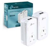 TP-Link TL-PA9020PKIT 2-Port Gigabit Passthrough Powerline Starter Kit, Data Tra