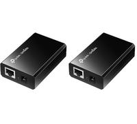 TP-Link TL-PoE150S Gigabit Ethernet PoE Inyector, Plug-and-Play, 2 Puertos 10/100/1000Mbps RJ45, 1 Puerto de 48VDC, 15,4 W (máximo 48 V DC) (Paquete de 2)