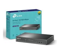 TP-Link TL-SF1008LP - Conmutador PoE (8 Puertos, 10/100 Mbps)