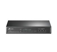 TP-Link TL-SF1008P PoE - Switch 8-Port 100 Mbps, 4 PoE ports, 15.4 W Metal | Potencia PoE 15.4W. Plug & Play, No Necesita Configuración. Diseño sin Ventilador, Silencioso. Carcasa Metálica.
