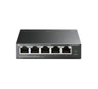 TP-Link TL-SG1005LP - 5 Port RJ45，Gigabit，Cuatro Puertos PoE +，Gestión de energía Inteligente，40W， Ethernet Switch，Desktop，Wall-Mount，Steel Case，Plug and Play