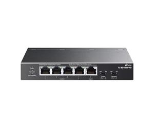TP-Link TL-SG1005P-PD | Conmutador Ethernet Gigabit de Paso PoE de 5 Puertos | 1 PoE++ en 90 W, 4 PoE+ de Salida de hasta 66 W | Plug & Play | Modo de extensión | QoS, IGMP, PoE Recuperación
