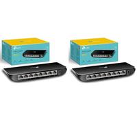 TP-Link TL-SG1008D - Gigabit Switch de Red con 8 Puertos (10/100/1000Mbps, Sin Configuración) (Paquete de 2)