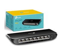 TP-Link TL-SG1008D-Switch Ethernet Gigabit, 8 Puertos, Plug&Play,Silencioso | 8 Puertos Gigabit. Plug & Play, No Necesita Configuración. Diseño sin Ventilador, Silencioso. Carcasa Metálica.