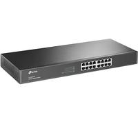 TP-Link TL-SG1016 - Switch Ethernet Gigabit 16 Puertos, No gestionable, Plug&Play, Carcasa Metálica,Montaje en Rack, Sin Ventilación, Silencioso