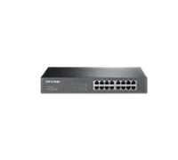 TP-Link 16-Puertos Gigabit Ethernet Switch No Gestionable | Plug and Play | Carcasa Metálica| Desktop/Montaje en Rack| Sin Ventilador | Vitalicia Limitada (TL-SG1016D)