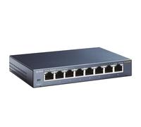 TP-Link TL-SG108 No administrado Gigabit Ethernet (10/100/1000) Negro