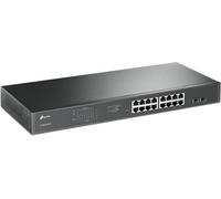 TP-LINK TL-SG1218MPE switch Gestionado Gigabit Ethernet (10/100/1000) Negro Energía sobre Ethernet (PoE)