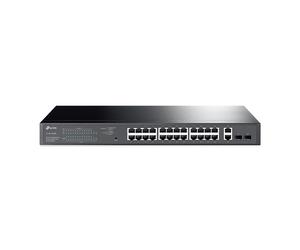 TP-Link TL-SG1428PE Easy Smart Switch 28 puertos, Smart Managed, 26 Gigabit RJ45, 2x Gigabit SFP, 24x PoE+, 250W