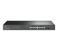 TP-Link Omada SG2218P switch Gestionado L2/L2+ Gigabit Ethernet (10/100/1000) Energía sobre Ethernet (PoE) 1U Negro