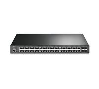 TP-Link Omada SG3452P switch Gestionado L2/L3 Gigabit Ethernet (10/100/1000) Energía sobre Ethernet (PoE) 1U Negro