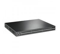 TP-Link Omada SG3452P switch Gestionado L2/L3 Gigabit Ethernet (10/100/1000) Energía sobre Ethernet (PoE) 1U Negro