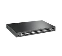 TP-Link Omada SG3452XP switch Gestionado L2+ Gigabit Ethernet (10/100/1000) Energía sobre Ethernet (PoE) 1U Negro