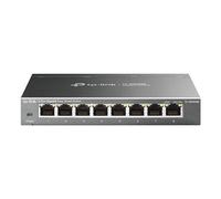 TP-Link TL-SG608E - Conmutador Ethernet Gigabit Gigabit (8 Puertos, Gigabit Hub RJ45, Switch Manageable, Ideal para Compartir Conexiones y Redes para pequeñas Empresas y oficinas domésticas