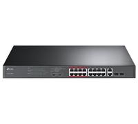 TP-Link TL-SL1218MP Switch 16 Puertos PoE Gigabit sin Gestión, 192W