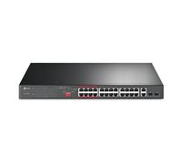 TP-Link TL-SL1226P 24-Port 10/100 Mbps + 2-Port Gigabit Rackmount Switch with 24-Port PoE+