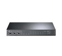 TP-Link TL-SL1311MP | Switch PoE Fast Ethernet de 8 Puertos 10/100Mbps | 8 Puertos PoE+ @124W, con 2 Puertos Gigabit de Enlace Ascendente + 1 Puerto SFP | Protección Limitada de por Vida |