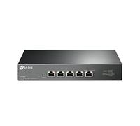 TP-Link TL-SX105 | Switch Ethernet no administrado de 5 Puertos 10G/Multi-Gig | Montaje en Escritorio/Pared | Plug & Play | Sin Ventilador | Carcasa de Metal Resistente | Protección Limitada de por