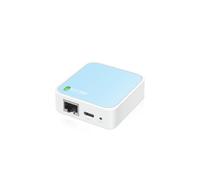 TP-Link TL-WR802N router inalámbrico Ethernet rápido Banda única (2,4 GHz) Azul, Blanco