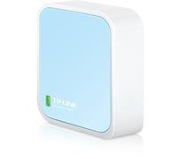 TP-Link TL-WR802N Nano Router N300 Wi-Fi portátil, 300 Mbps, 1 puerto LAN /WAN, 1 puerto micro USB, Modos de funcionamiento enrutador, repetidor, cliente / receptor, AP y WISP, Blanco