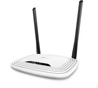 TP-Link TL-WR841N - WiFi4 N300 router inalámbrico, 300 Mbps de velocidad, antenas de 5 dBi, modo multi, fácil de usar, 4 puertos LAN y 1 puerto WAN de 10/100 Mbps, Blanco