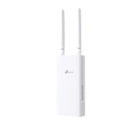 TP-Link TLMR110-Outdoor | Router WiFi con SIM de Exterior, 4G Cat4 300 Mbps, IP65, 1 Puerto WAN/LAN (PoE In), Antenas LTE Desmontables, alimentación PoE/DC, Montaje en Poste, Pared y Ventana